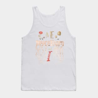 Introvert Mycologist Pun - Me, Mycelium & I Tank Top